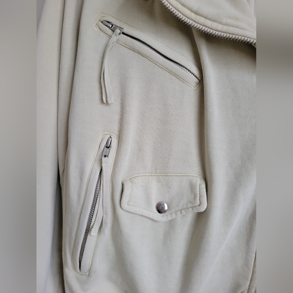 Free People Rebel Rebel cotton motto jacket Size M - Picture 6 of 10